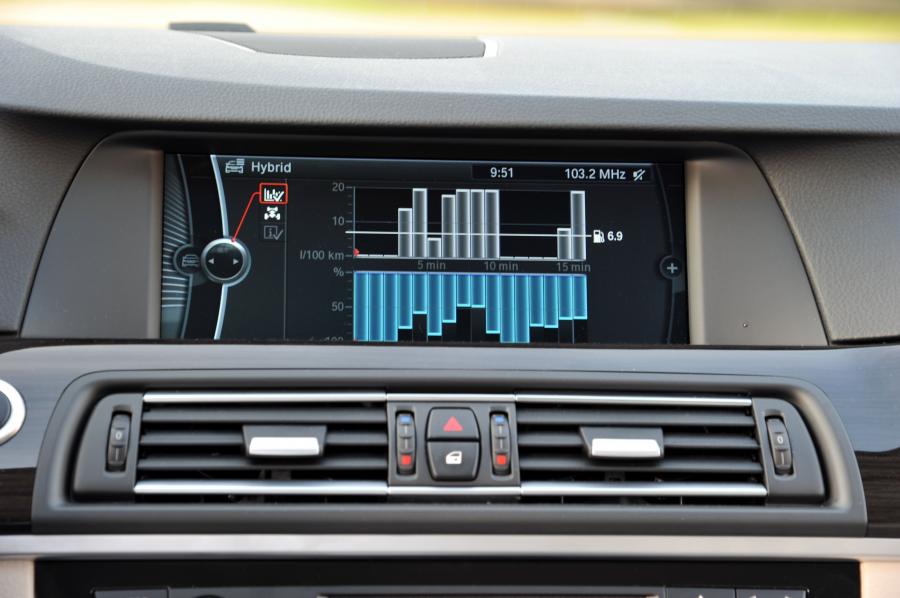  BMW ActiveHybrid 5 2012 года  (US) (фото 16 из 135)